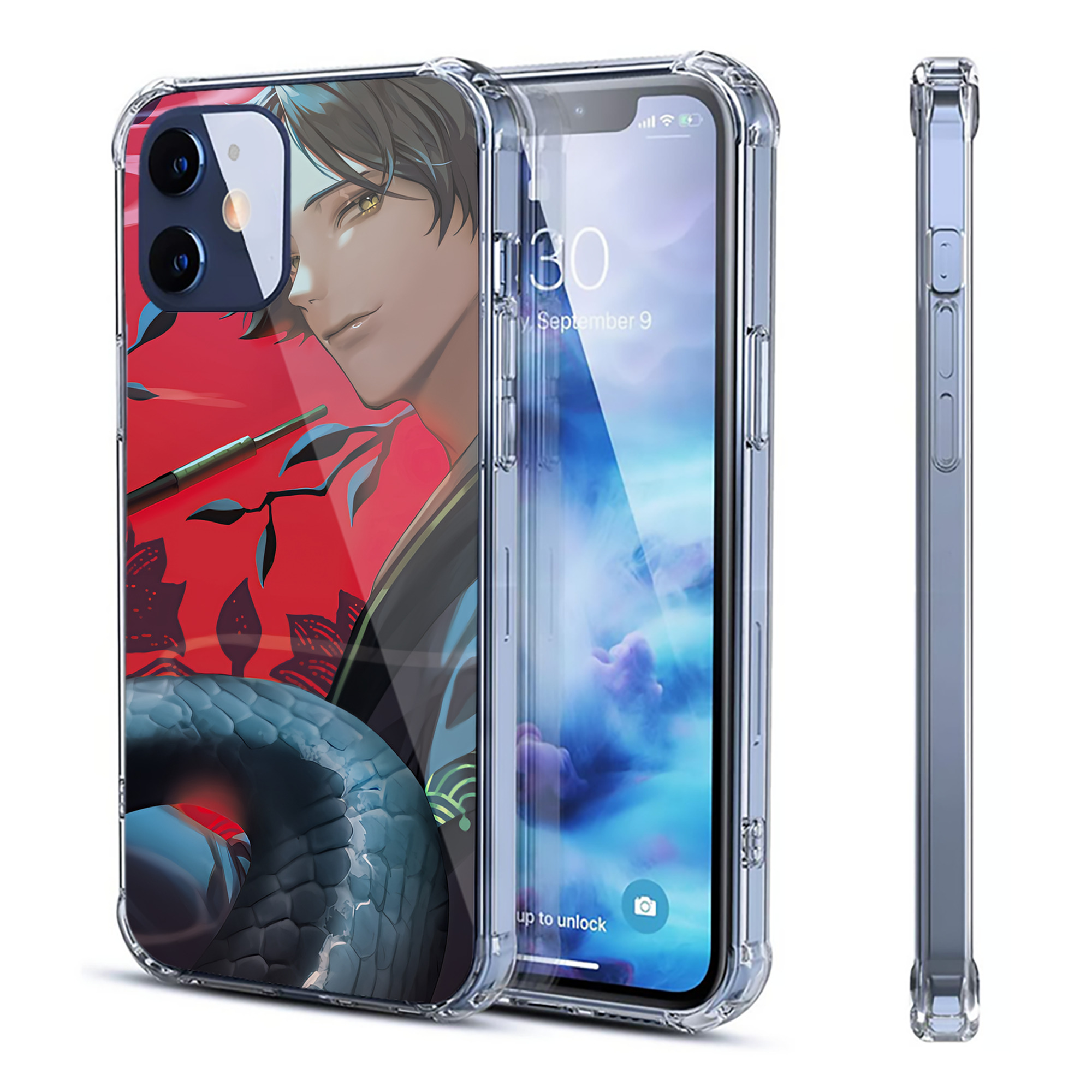 （画像用） ハイキュー!! Haikyu!! 【iPhone 12シリーズ対応】透明スマホケース（クリアソフトケース）